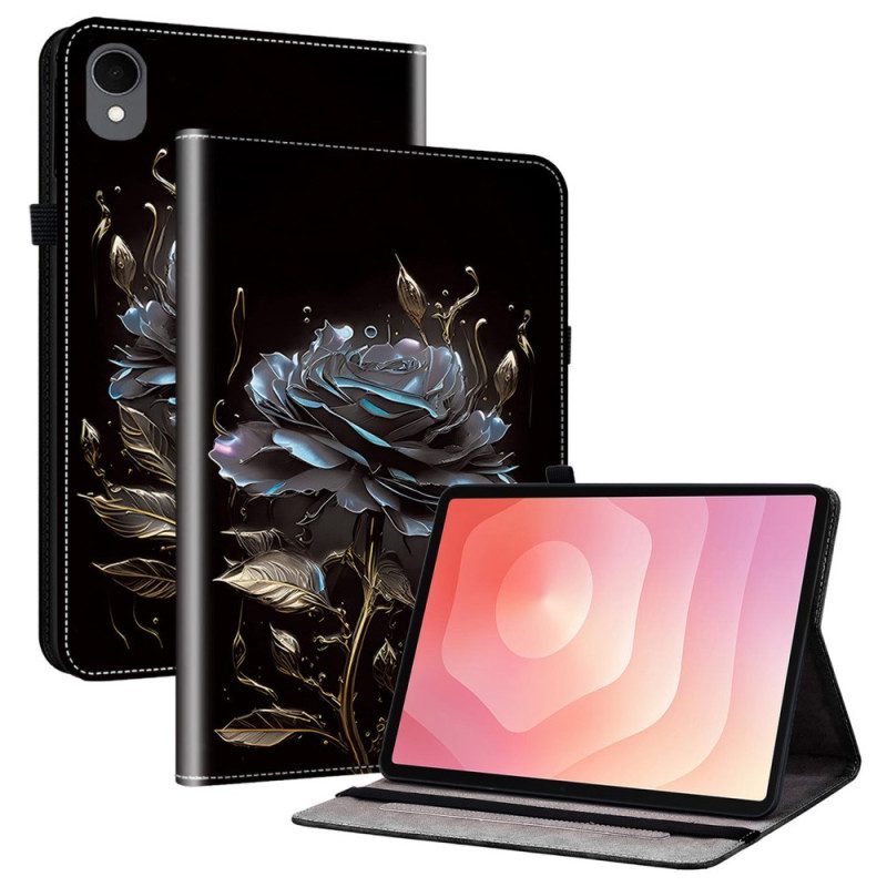 Case Samsung Galaxy Tab S11 Handyhülle Schwarze Rose