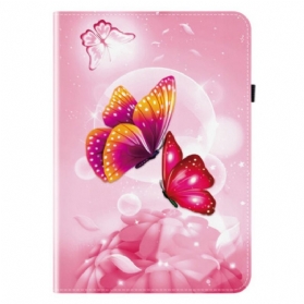 Case Samsung Galaxy Tab S11 Rosa Schmetterlinge