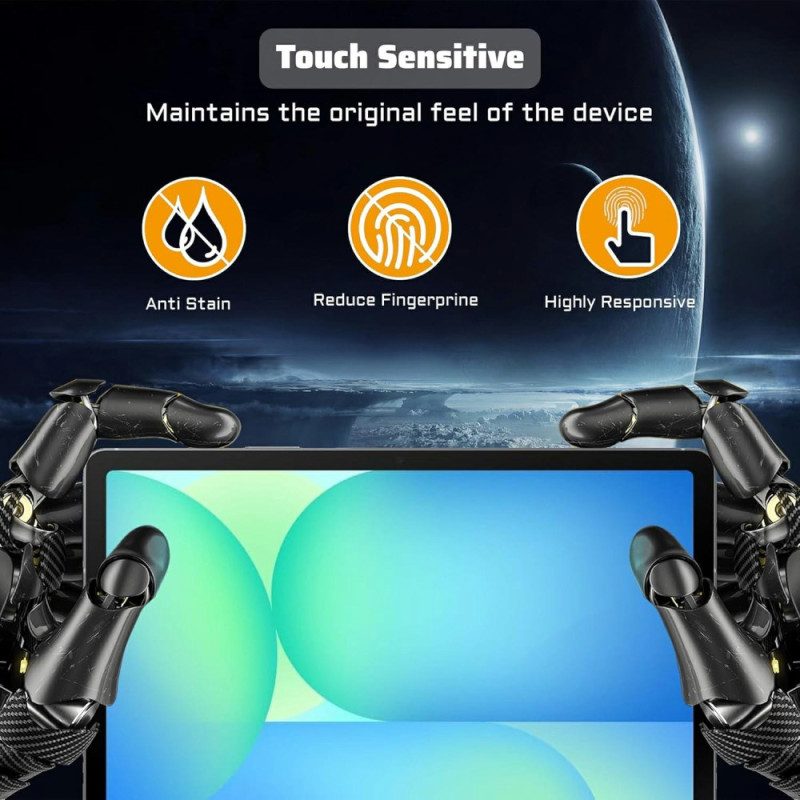 Hülle Für Samsung Galaxy Tab S11 Transparent Mit Displayschutzfolie Aus Gehärtetem Glas