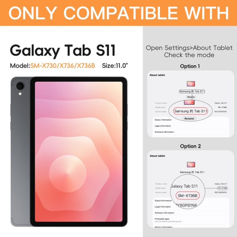 Hülle Samsung Galaxy Tab S11 Drehbarer Ständer