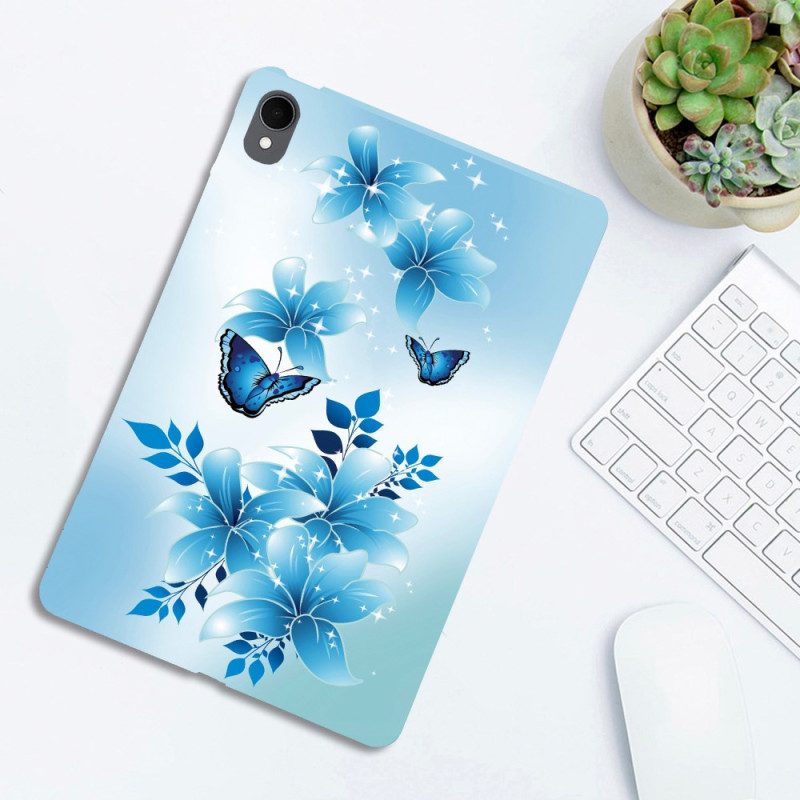 Hülle Samsung Galaxy Tab S11 Kleine Blaue Schmetterlinge