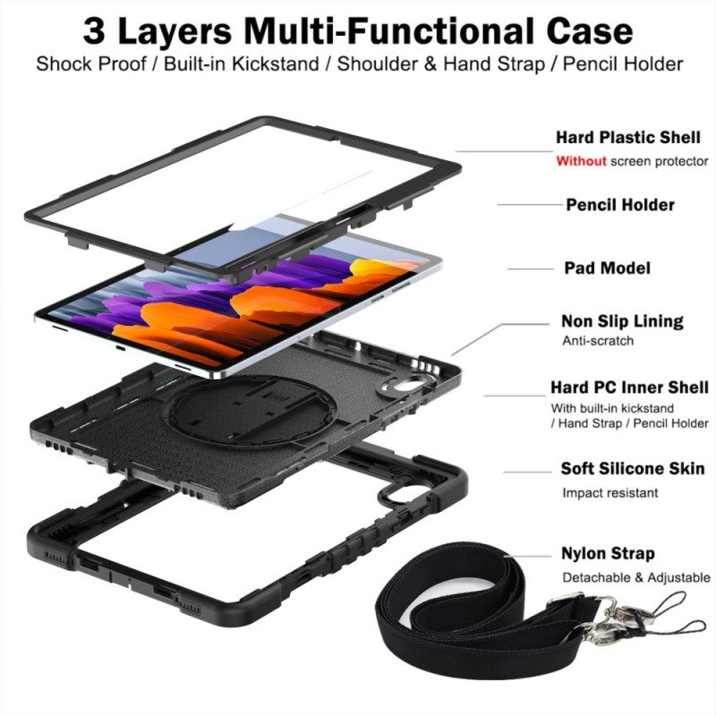 Hülle Samsung Galaxy Tab S11 Robust Mit Schultergurt