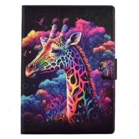 Lederhüllen Für Samsung Galaxy Tab S11 Bunte Giraffe