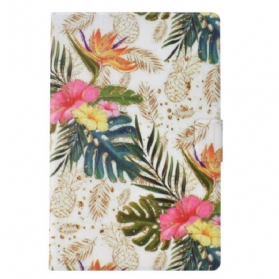 Lederhüllen Für Samsung Galaxy Tab S11 Goldene Ananas