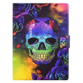 Lederhüllen Samsung Galaxy Tab S11 Bunter Totenkopf