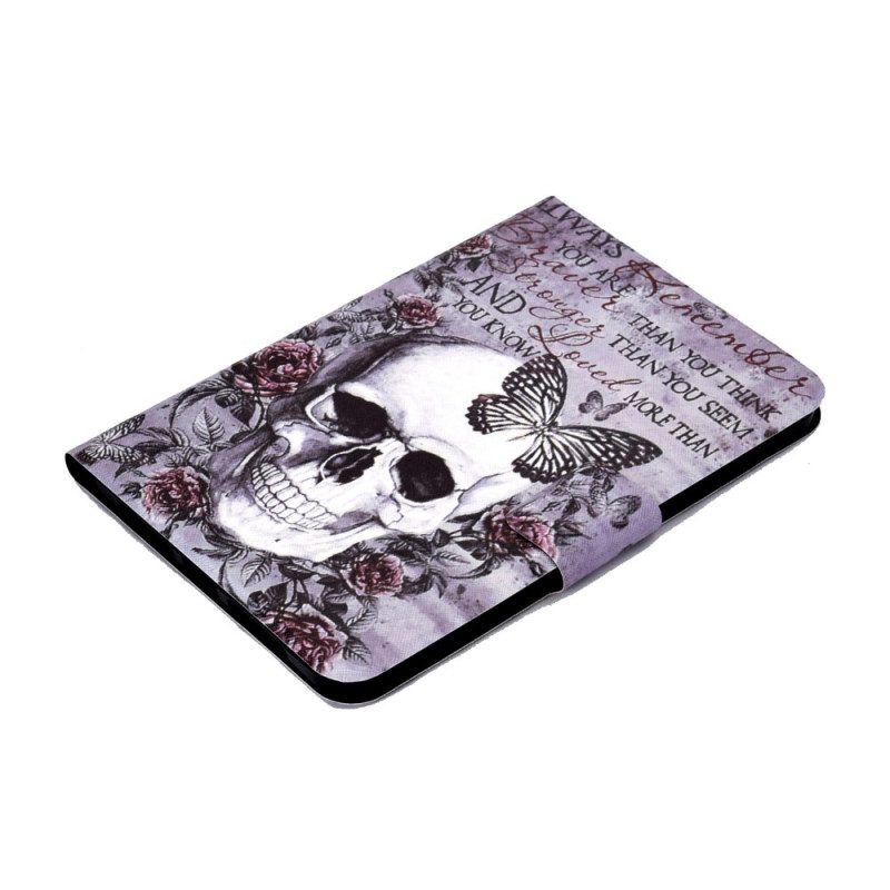 Lederhüllen Samsung Galaxy Tab S11 Handyhülle Totenkopf