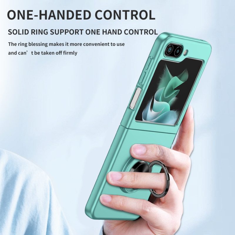 Hülle Samsung Galaxy Z Flip 5 Ring-unterstützung