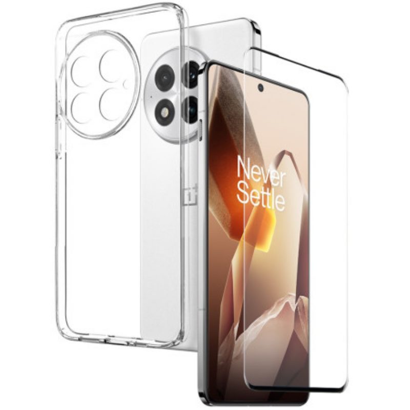 Hülle Für Oneplus 13 2-in-1 Displayschutzfolie: Klar Mit Displayschutzfolie Aus Gehärtetem Glas