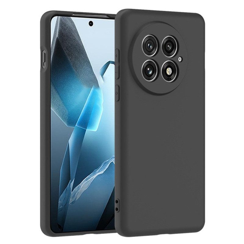 Hülle Für Oneplus 13 2-in-1 Displayschutzfolie: Mattes Silikon Mit Displayschutzfolie Aus Gehärtetem Glas