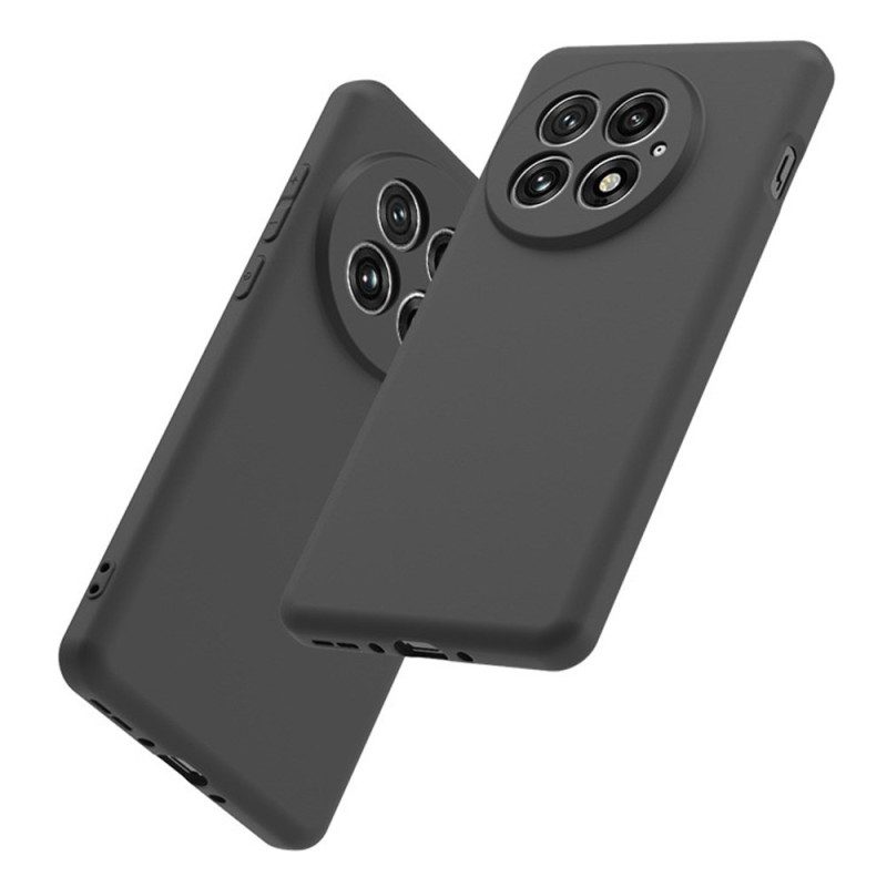 Hülle Für Oneplus 13 2-in-1 Displayschutzfolie: Mattes Silikon Mit Displayschutzfolie Aus Gehärtetem Glas