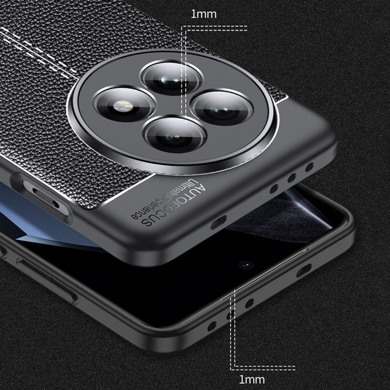 Hülle Oneplus 13 Flexible Litschi-textur