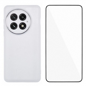 Hülle Oneplus 13 Handyhülle 2-in-1 Displayschutzfolie: Getönt Klar Mit Displayschutzfolie Aus Gehärtetem Glas