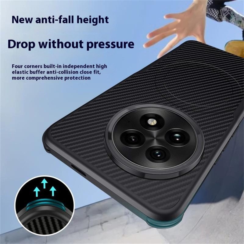 Hülle Oneplus 13 Handyhülle Carbonfaser-textur Magsafe-kompatibel