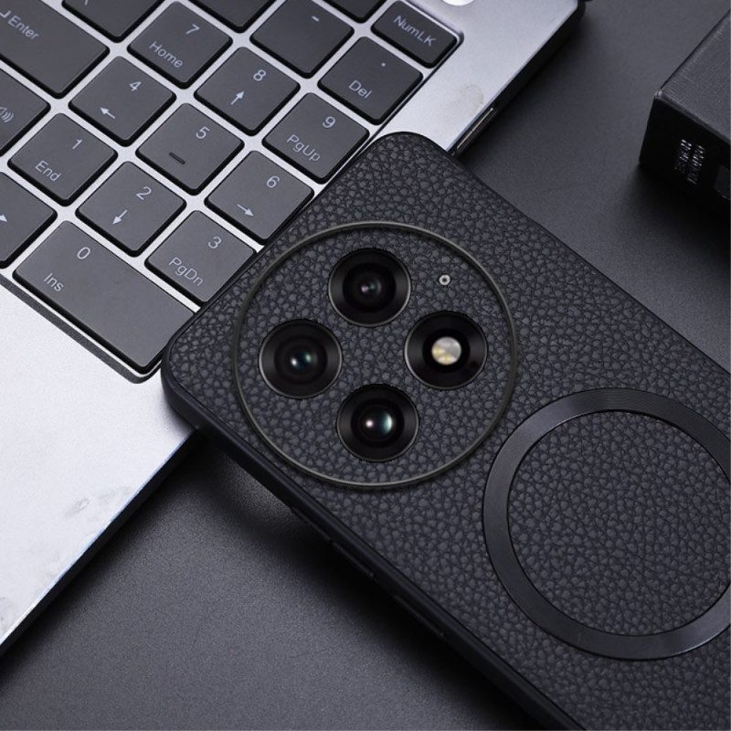 Hülle Oneplus 13 Strukturiertes Kunstleder Magsafe-kompatibel