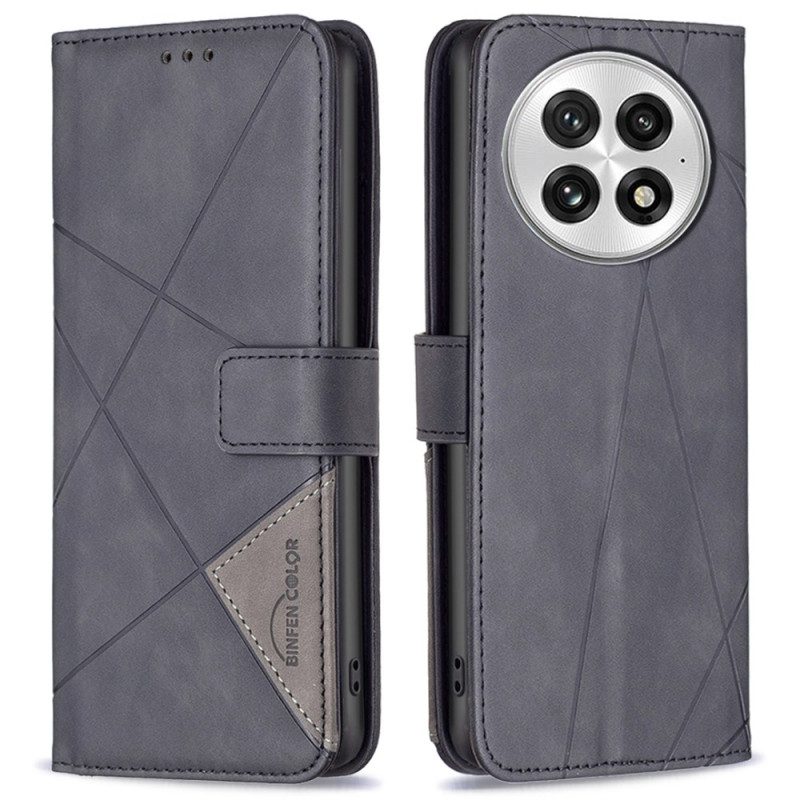Lederhüllen Für Oneplus 13 Abeel Geometrisches Muster