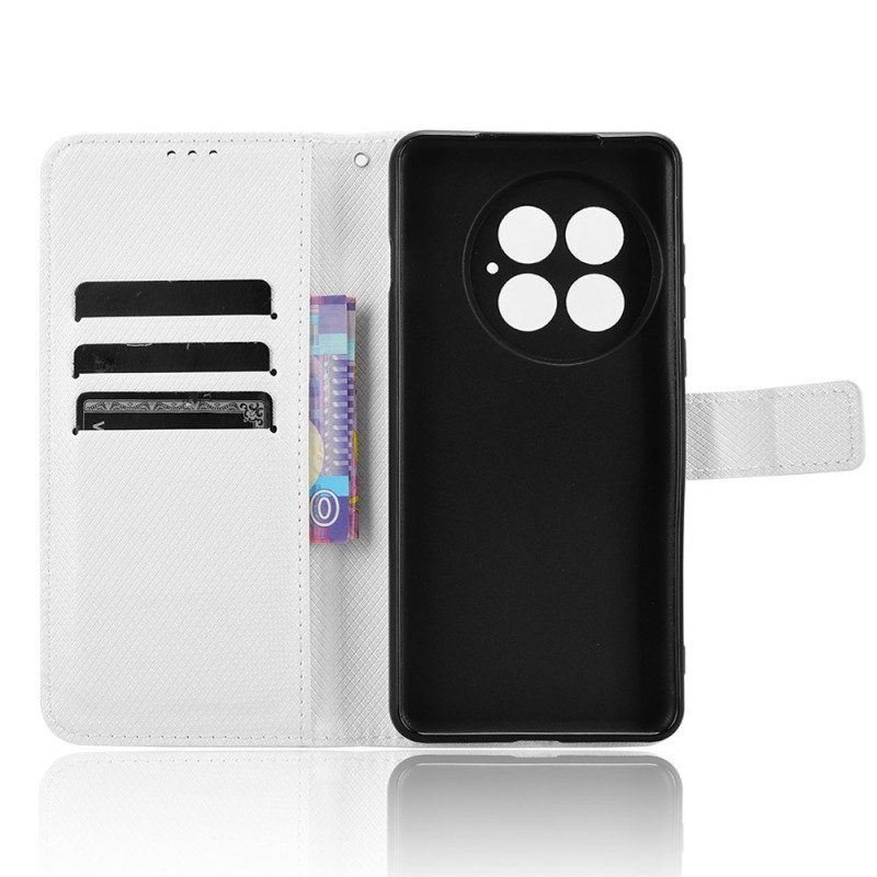 Lederhüllen Für Oneplus 13 Diamantstruktur