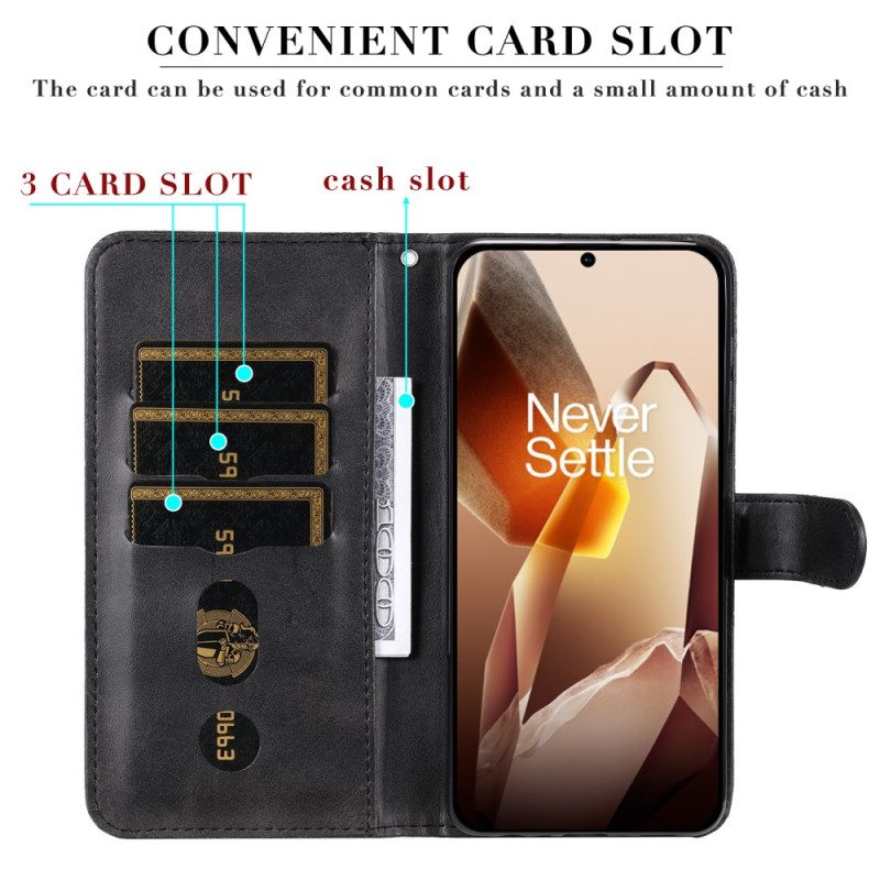 Lederhüllen Für Oneplus 13 Vordertasche