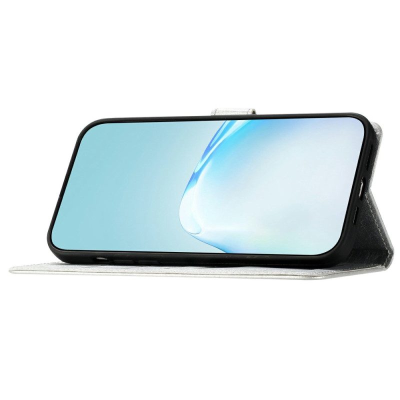 Lederhüllen Oneplus 13 Seidenstruktur