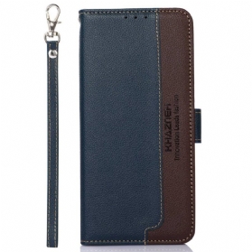 Lederhüllen Oneplus 13 Zweifarbig Khazneh