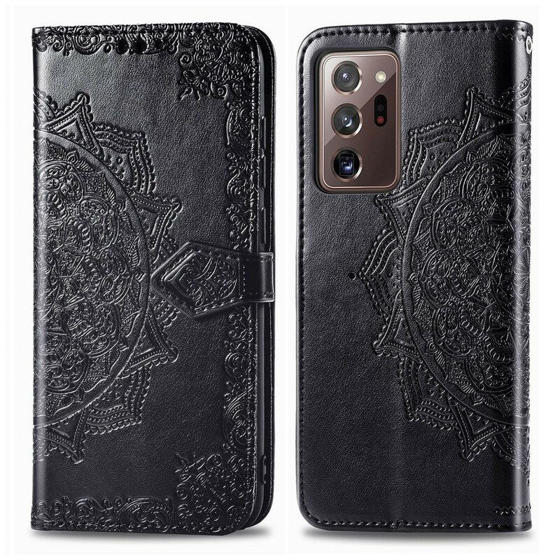 Flip Case Für Samsung Galaxy Note 20 Ultra Mandala-mittelalter