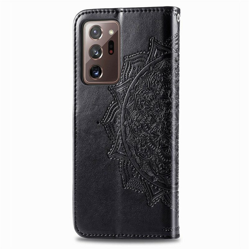 Flip Case Für Samsung Galaxy Note 20 Ultra Mandala-mittelalter