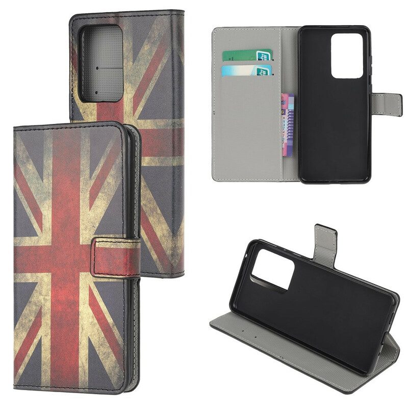 Lederhüllen Für Samsung Galaxy Note 20 Ultra England-flagge