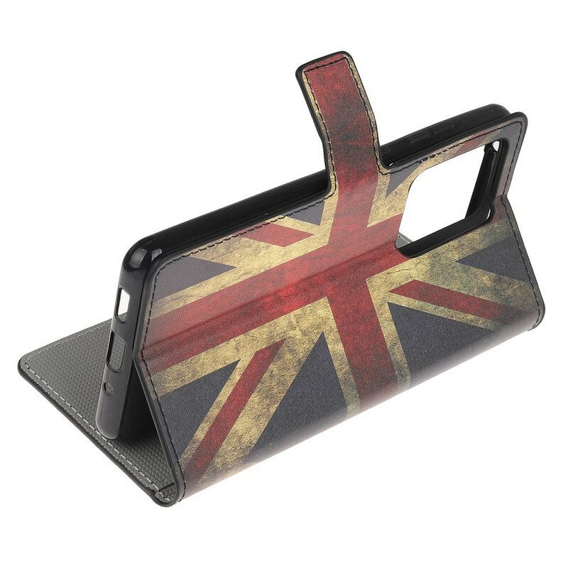 Lederhüllen Für Samsung Galaxy Note 20 Ultra England-flagge