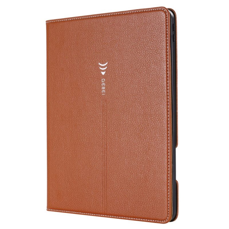 Case Für iPad Air (2022) (2020) Gebei Kunstleder Litschi