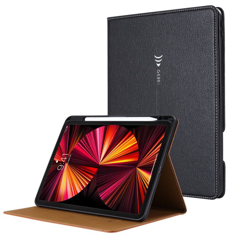 Case Für iPad Air (2022) (2020) Gebei Kunstleder Litschi