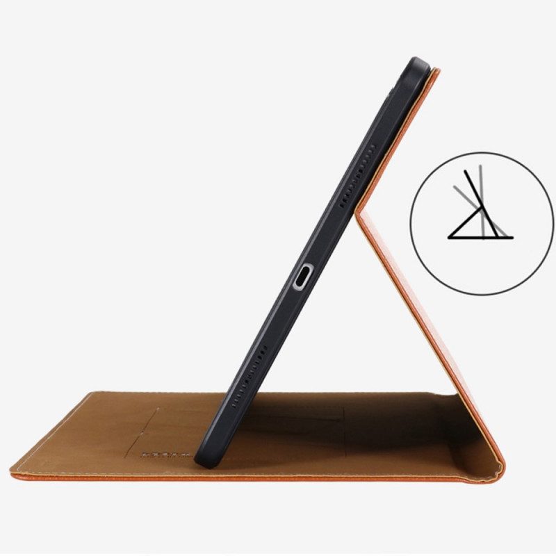 Case Für iPad Air (2022) (2020) Gebei Kunstleder Litschi