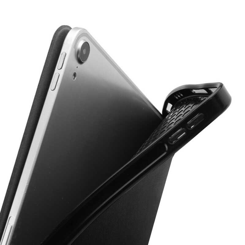 Schutzhülle Für iPad Air (2022) (2020) Stylus-halter Aus Litchi-leder Im Stil