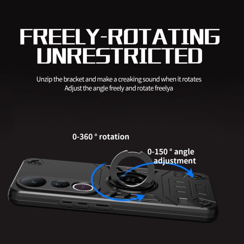 Hülle Für Vivo V50 Lite 5g Drehbarer Ständer Und Verstärkter Schutz