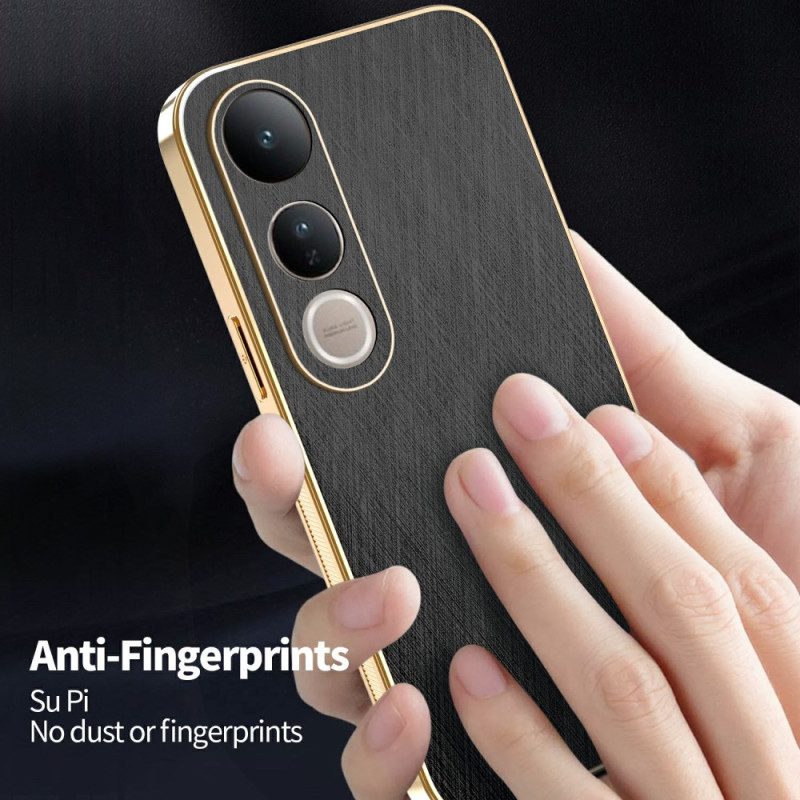 Hülle Für Vivo V50 Lite 5g Strukturierte Seide