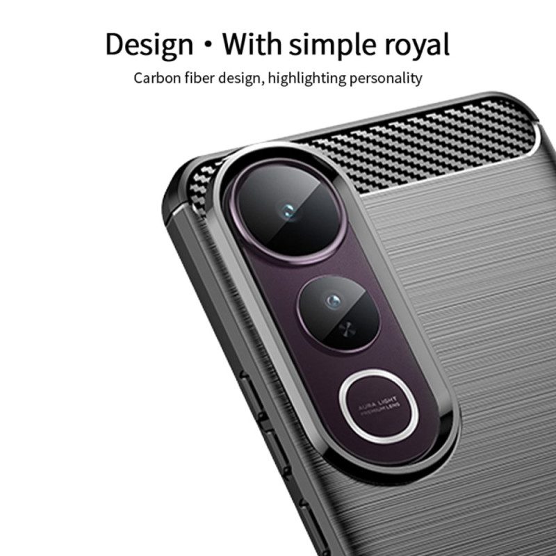 Hülle Vivo V50 Lite 5g Handyhülle Carbonfaser