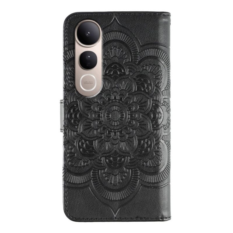 Lederhüllen Für Vivo V50 Lite 5g Mandala-gravur