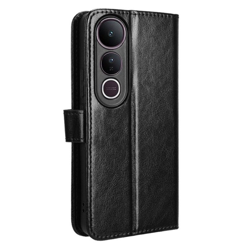 Lederhüllen Vivo V50 Lite 5g Glitzerndes Kunstleder