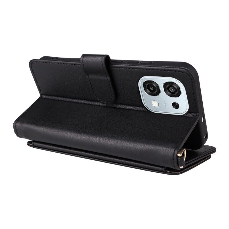 Lederhüllen Vivo V50 Lite 5g Handyhülle Gesteppt Mit Schultergurt Und Trageband