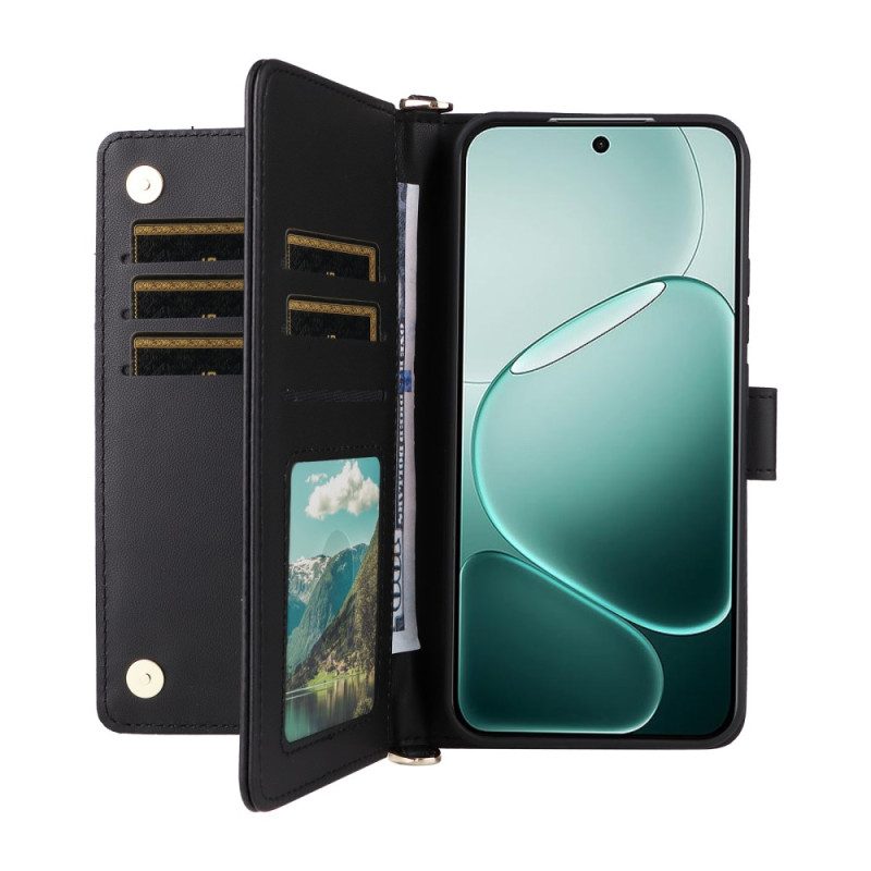 Lederhüllen Vivo V50 Lite 5g Handyhülle Gesteppt Mit Schultergurt Und Trageband