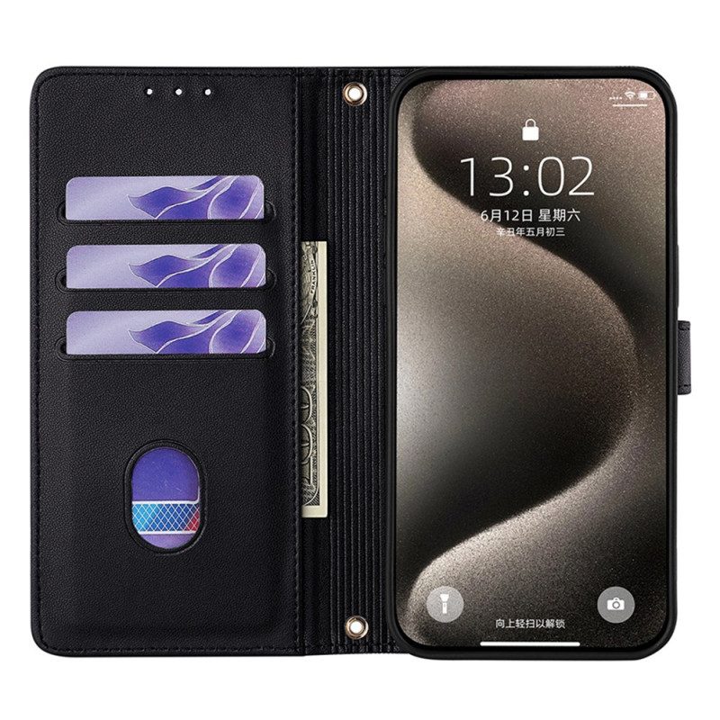 Lederhüllen Vivo V50 Lite 5g Handyhülle Pailletten Mit Kette