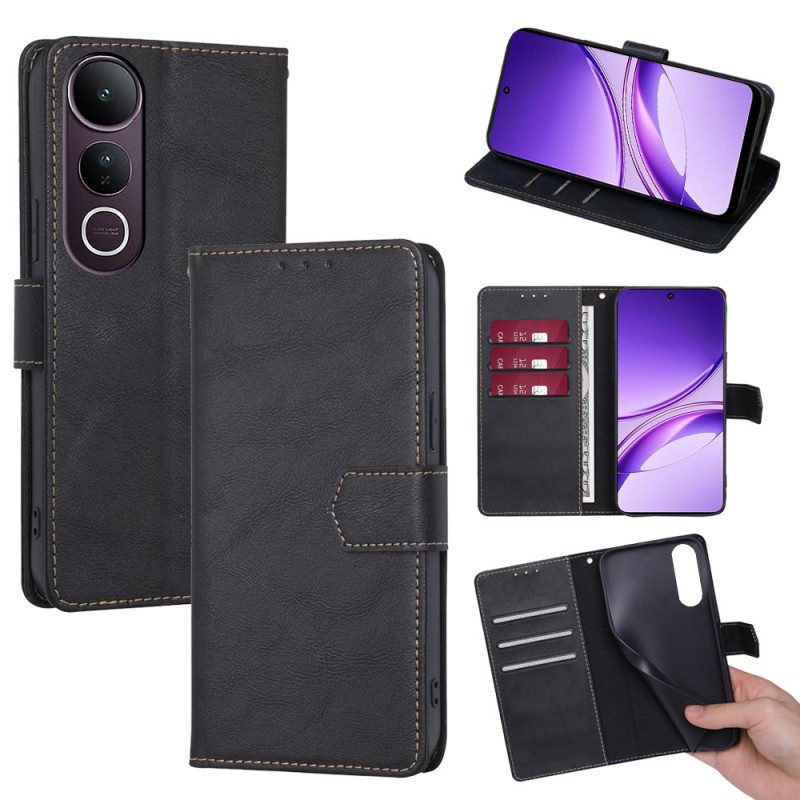 Lederhüllen Vivo V50 Lite 5g Handyhülle Rfid Rfid-schutz Durch Lederoptik