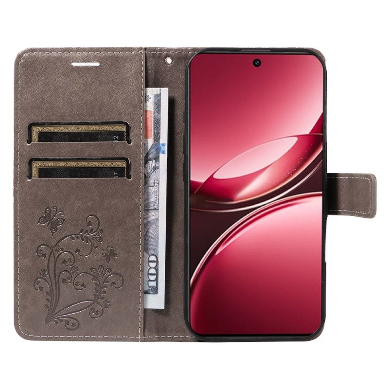 Lederhüllen Vivo V50 Lite 5g Handyhülle Riesige Schmetterlinge