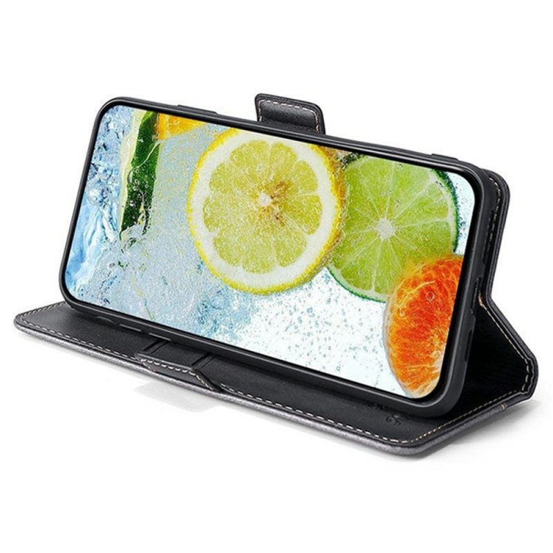 Lederhüllen Vivo V50 Lite 5g Handyhülle Zweifarbig