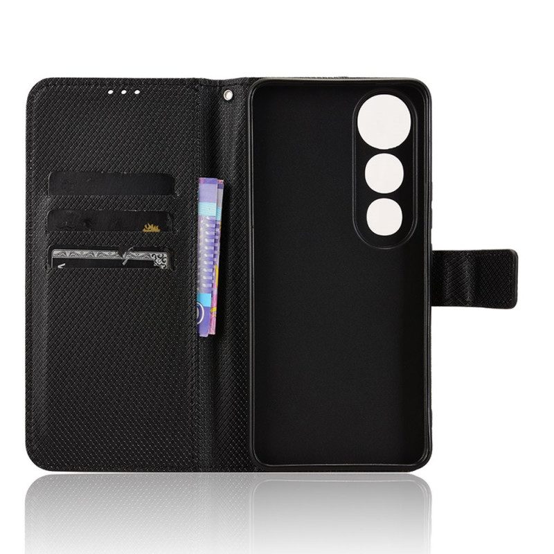 Lederhüllen Vivo V50 Lite 5g Rautenstruktur