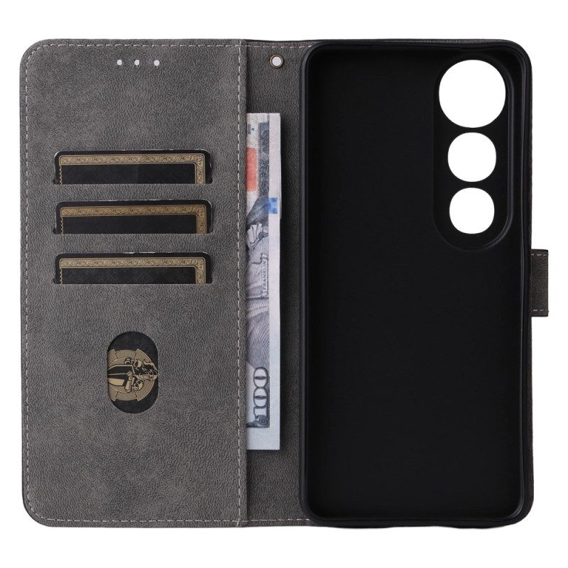 Lederhüllen Vivo V50 Lite 5g Rfid-schutz Mit Trageschlaufe