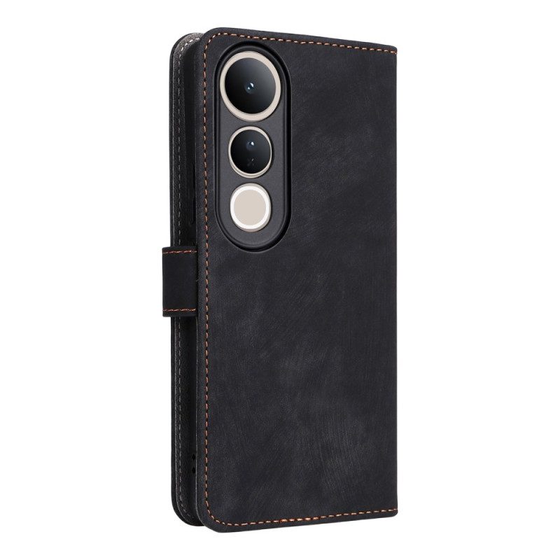 Lederhüllen Vivo V50 Lite 5g Rfid-schutz Mit Trageschlaufe