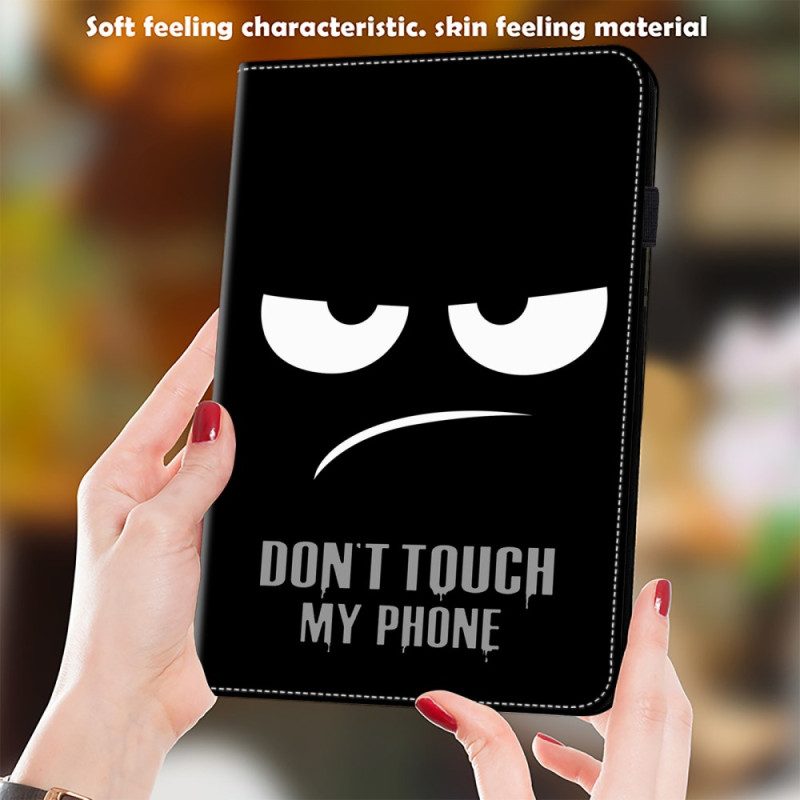 Lederhüllen Samsung Galaxy Tab S9 Fe Berühren Sie Nicht Mein Telefon