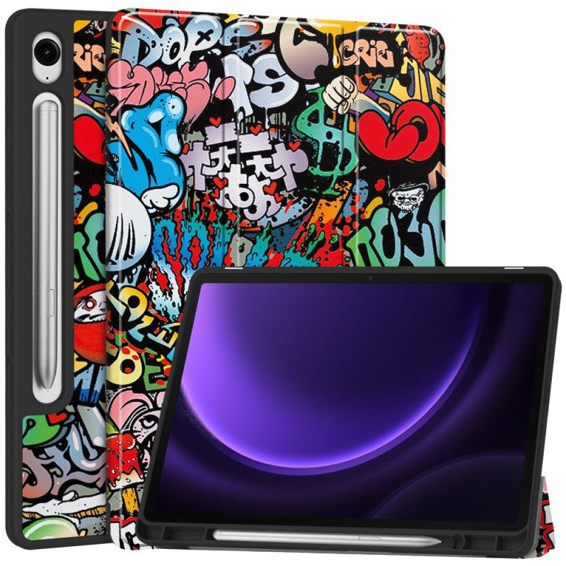 Samsung Galaxy Tab S9 Fe Graffiti-stifthalter