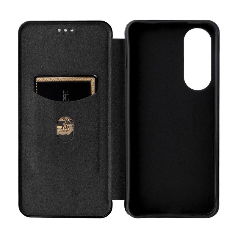 Flip Case Für Oneplus Nord 5 Carbonfaser