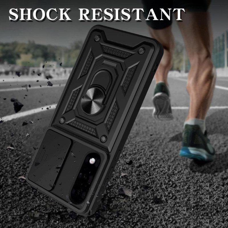 Hülle Oneplus Nord 5 Schiebebare Kameraabdeckung Und Ständer