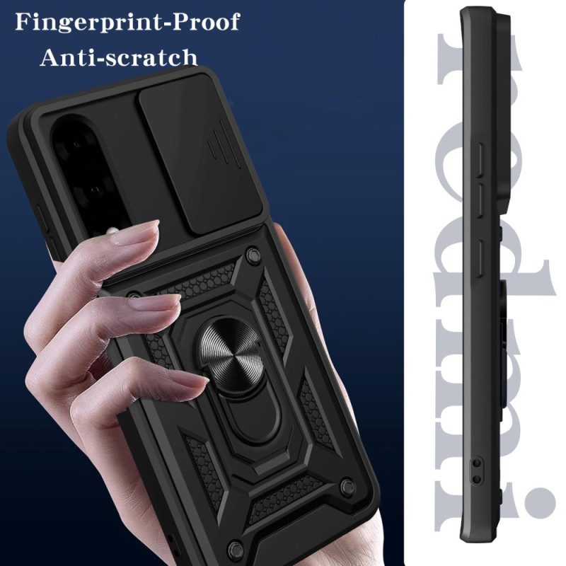 Hülle Oneplus Nord 5 Schiebebare Kameraabdeckung Und Ständer